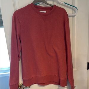 Old Navy Red Crewneck Sweater Classic Cotton Blend